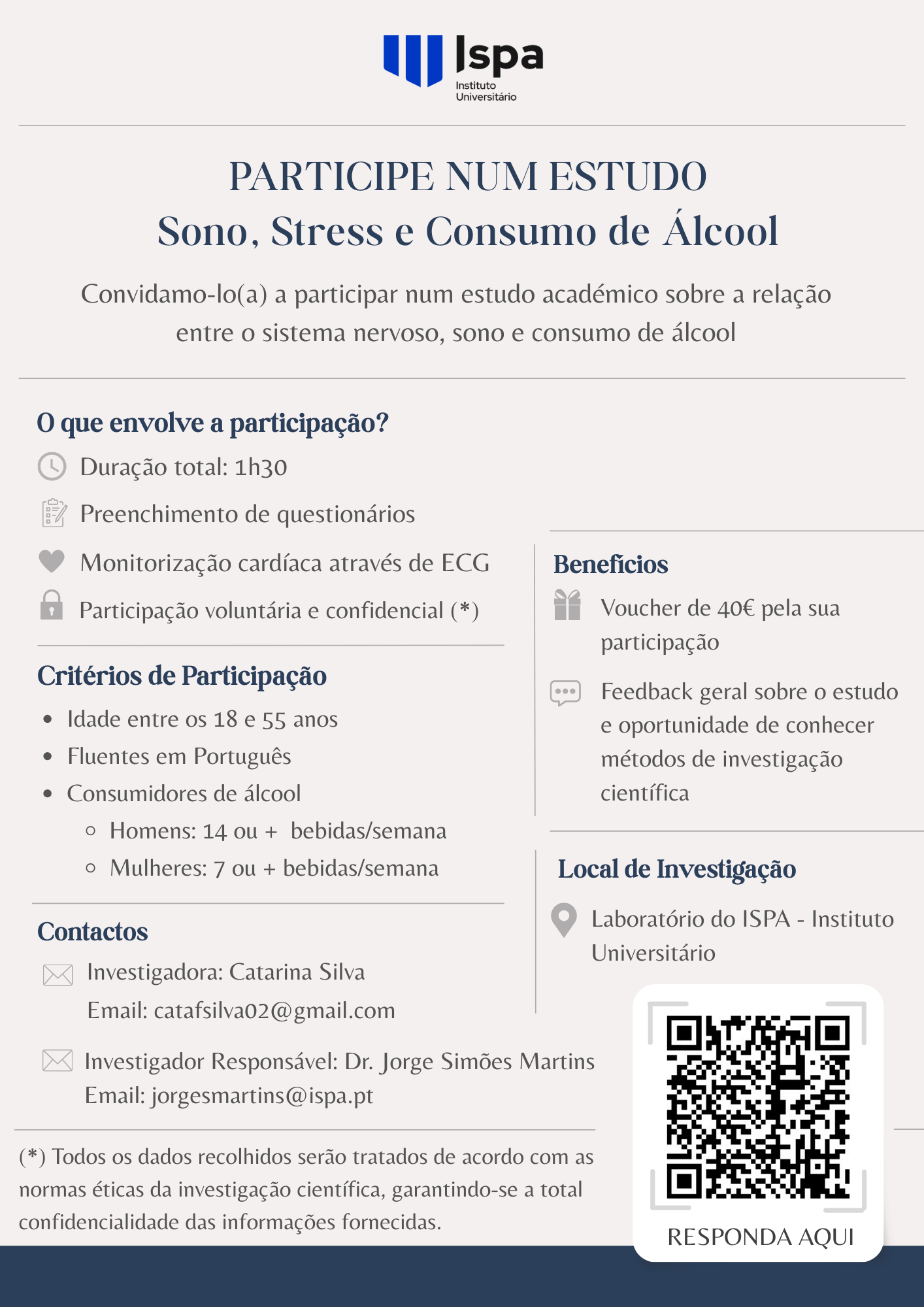 Flyer Grupo Controlo